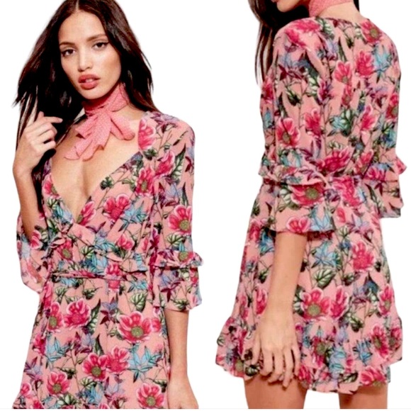 Brand new For Love and and Lemons Churro Mini Dress 💐🌸🌷👗 - Picture 2 of 7